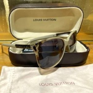 Louis Vuitton Cat Eye Sunglasses Brown with Gold Monogram